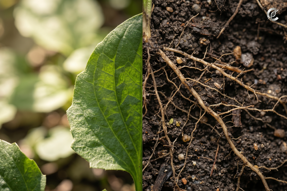 Root versus leaf